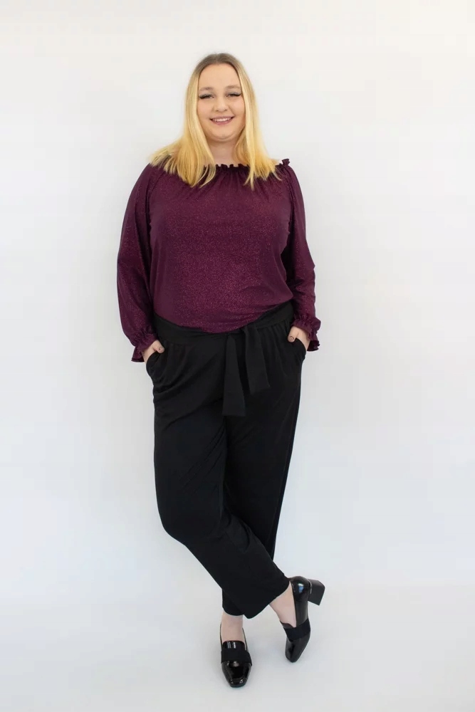 Černo-fialová lesklá kombinéza Španělka Elegantní 44