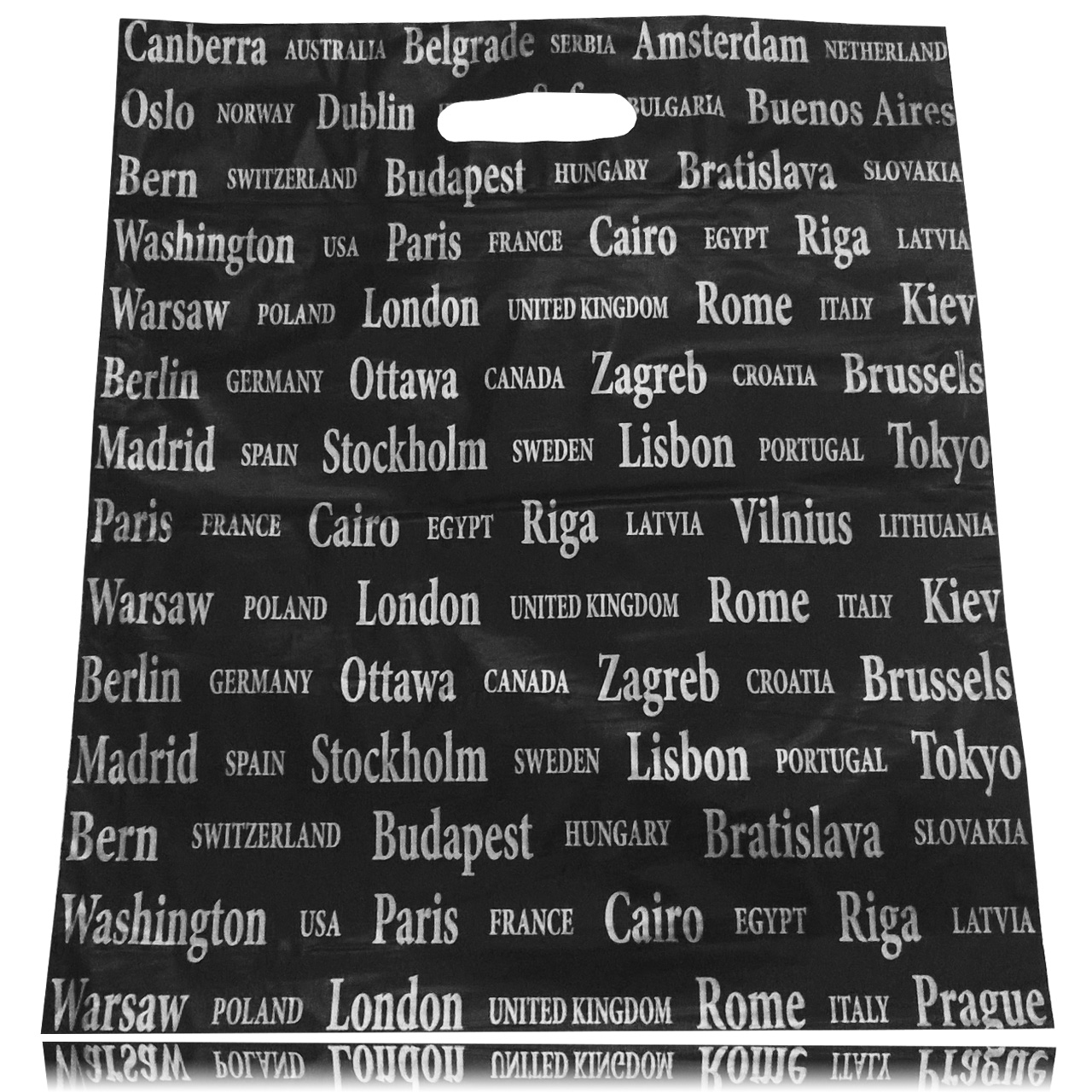

Reklamówki Torba Market Miasta 30x40cm