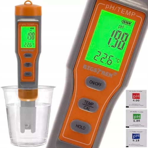 Levně Tester kvality vody Ph pufry vody Atc Kompenzace