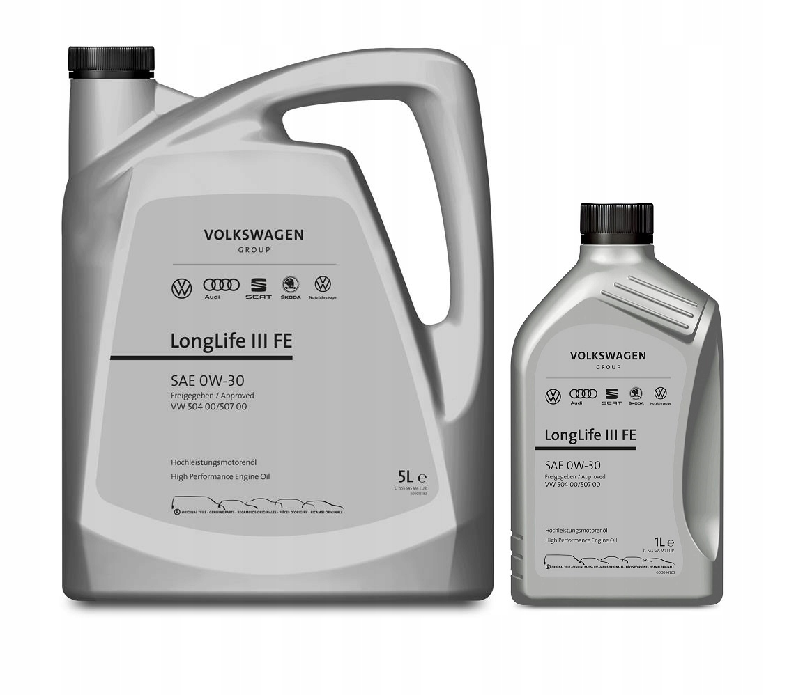Syntetický olej Vw Oe LongLife III LL 0W-30 6 litrov