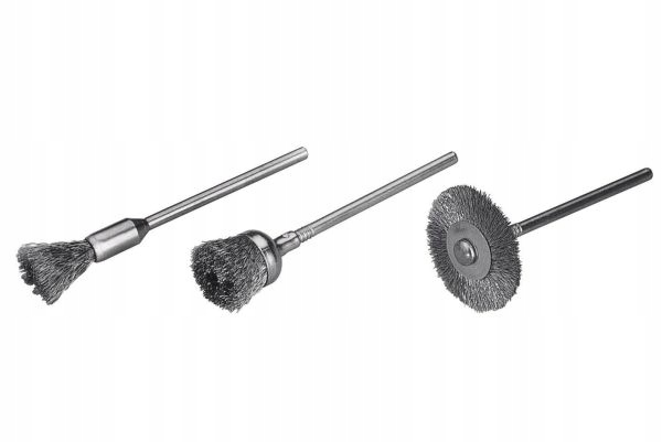 

Zestaw 3 mini szczotek Wolfcraft