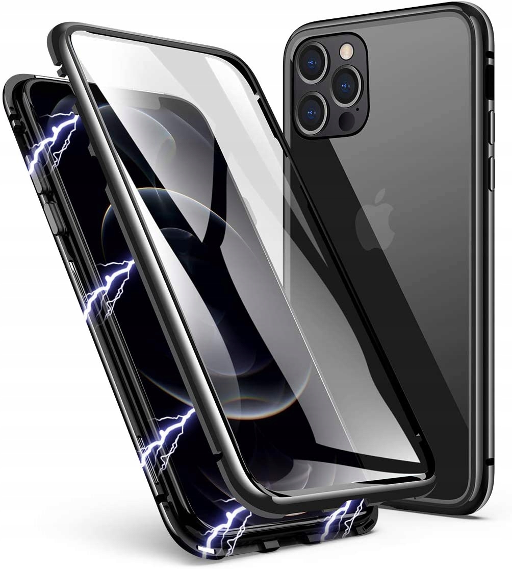 Etui Magnetyczne szkło 360° do iPhone 13 Pro