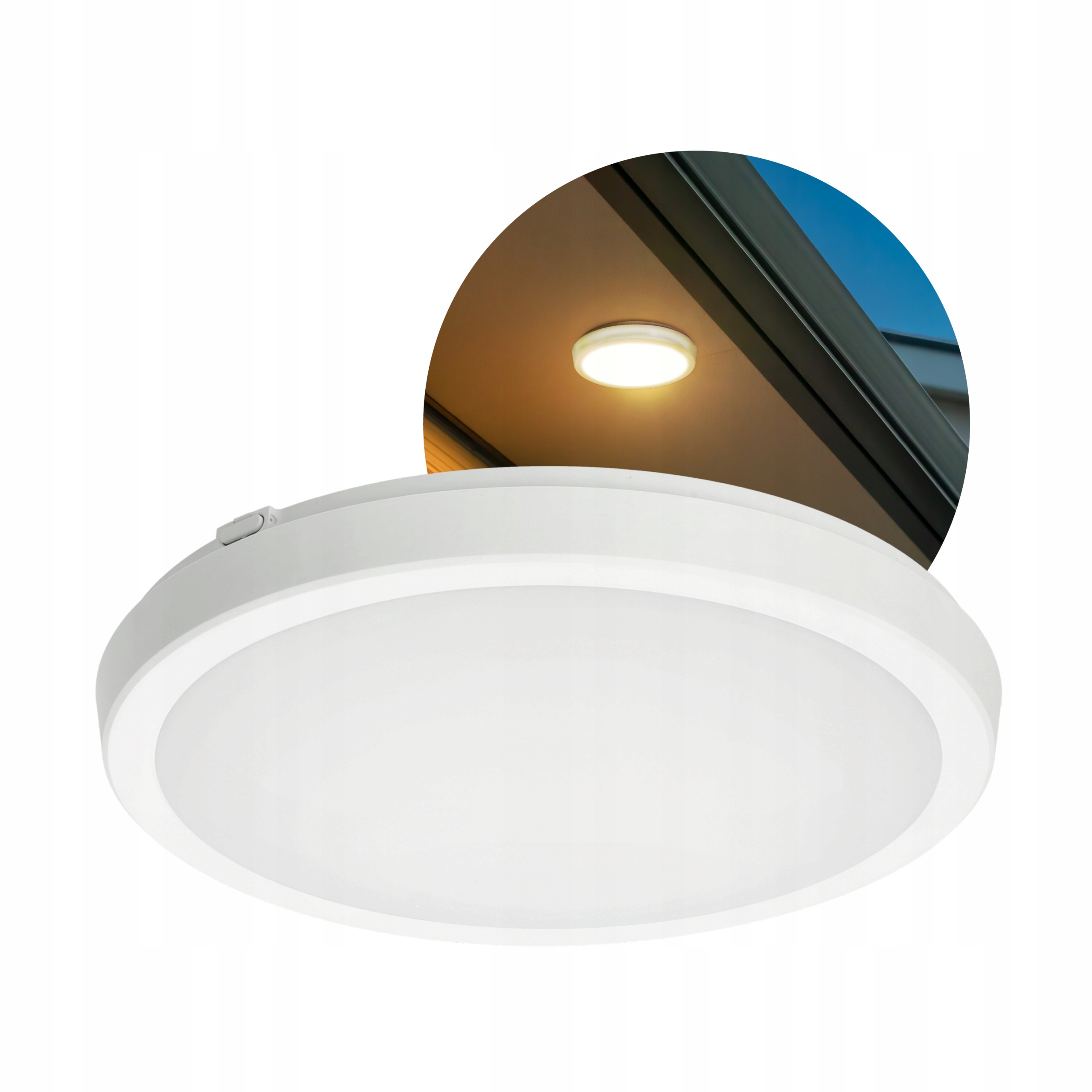 Stropní Svítidlo Stropní Led 36W Nastavitelná barva Kruhová lampa Cct na omítku Bílá