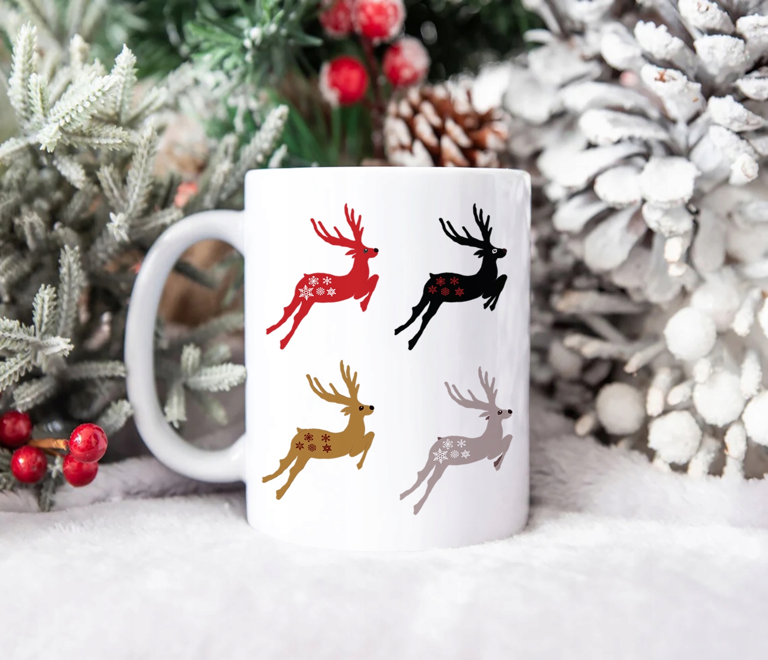 SUPER ŚWIĄTECZNY KUBEK PREZENT 330ml RENIFER Rodzaj kubek