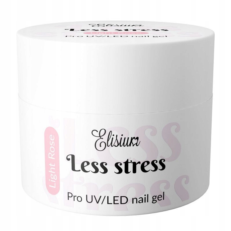Elisium Less Stress Nail Gel Stavební gel na nehty Light Rose 40 ml