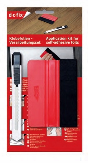 OKLEINA WITRAŻOWA DC FIX FALE 45 CM 200-2590 Transparentność półmatowa