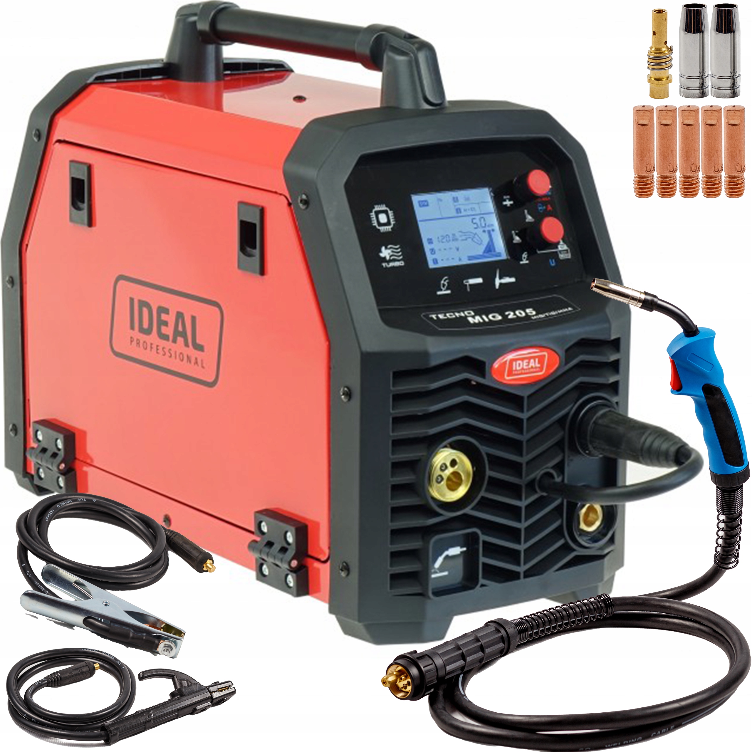 

Spawarka Ideal Tecno Mig 205 Synergia Alu 200A 3w1