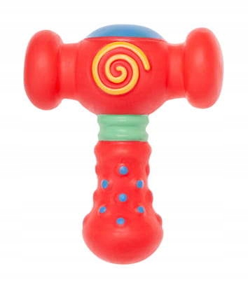 

Piszczący Młotek Gumowy Czerwony 13CM Tullo