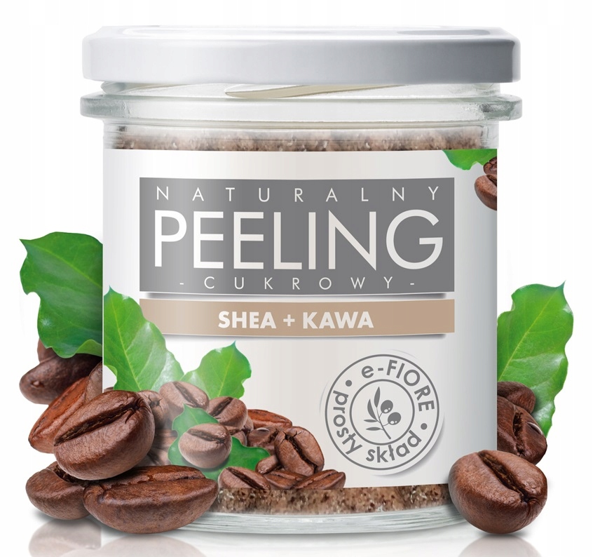 

Peeling Cukrowy Kawowy Masło Shea I Olejki 300 G