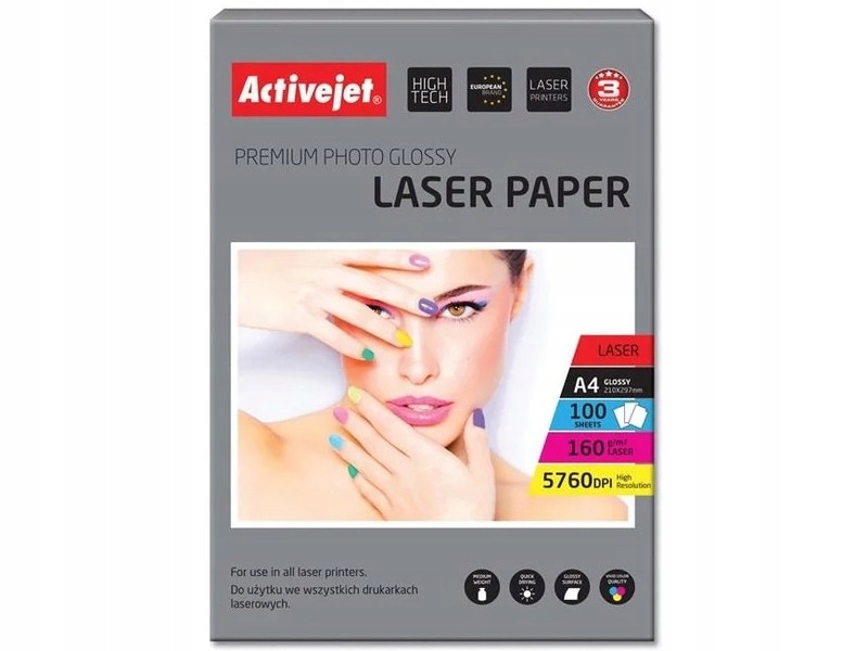 

Papier fotograficzny Activejet A4 100 szt.