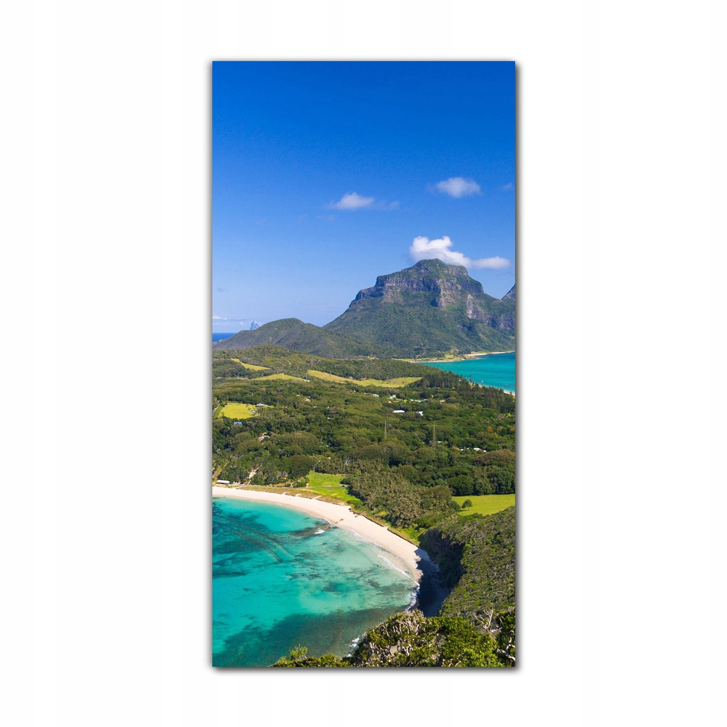 

Obraz na szkle do sypialni 60x120 Laguna Pacyfik