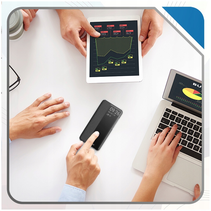 Etui do Realme 11 5G, SMART VIEW LEATHER CASE Marka YouTab