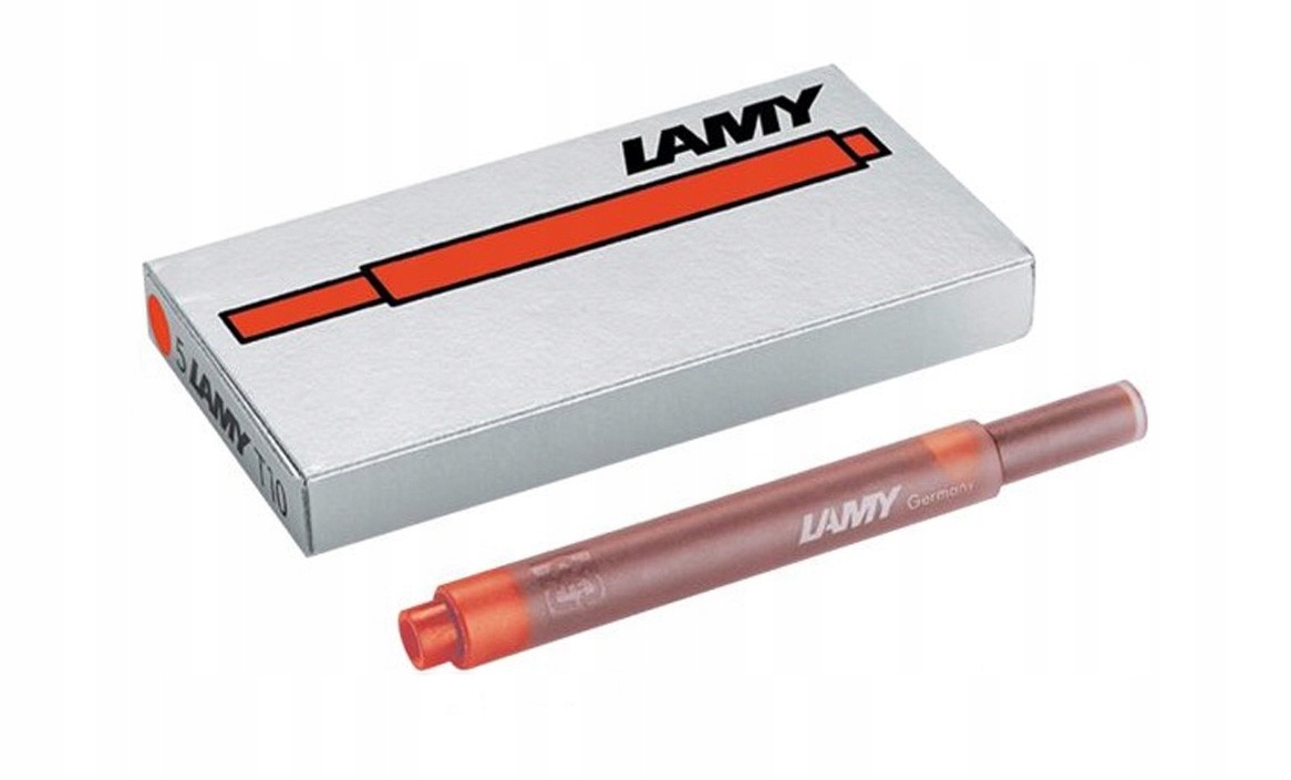 Naboje atramentowe Lamy T10 - czerwone 5 szt.
