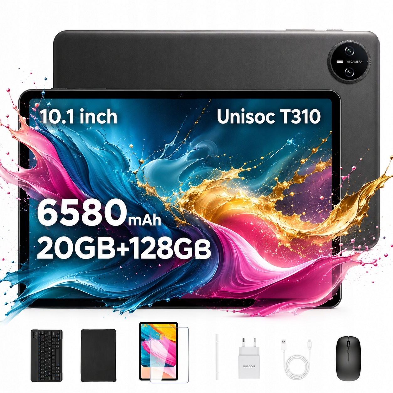 Android Tablet Doogee TABA9PRO-V 10,1" 20+128GB 6580mAh WIFI/3,5mm/SZETT