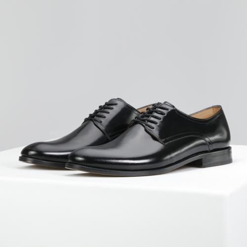 Boty Wojas Polobotky pánské kožené černé vel. 40