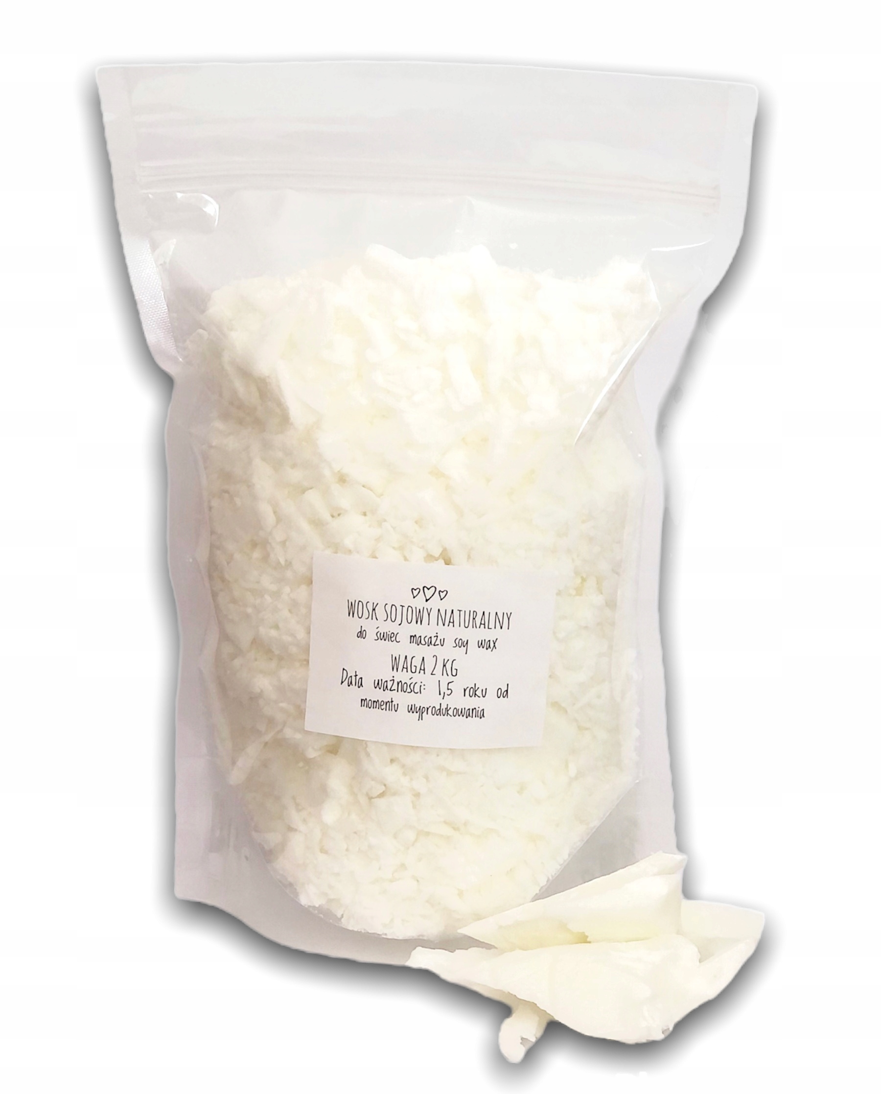 

Wosk sojowy naturalny do świec masażu soy wax 2 kg