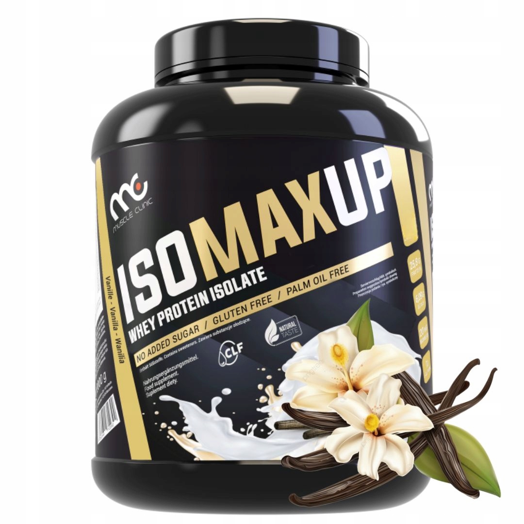 Muscle Clinic IsoMaxUP 700 g vanilka izolát isolate vpíjející čisté bílkoviny top