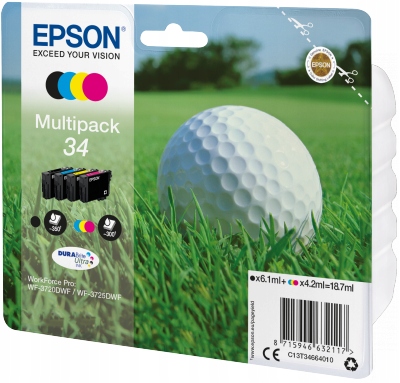 Epson Multipack 4-colours 34 DURABrite Ultra Ink C13T34664010