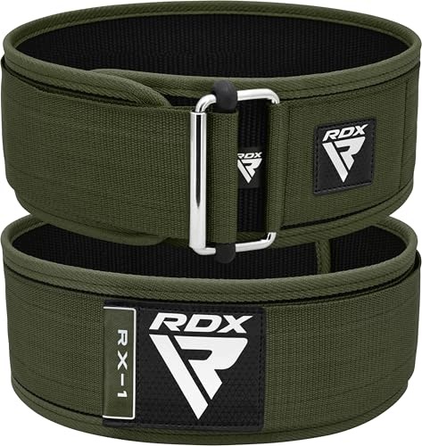 Pas do podnoszenia ciężarów Rdx 4 RX=1 Zieleń wojskowa M