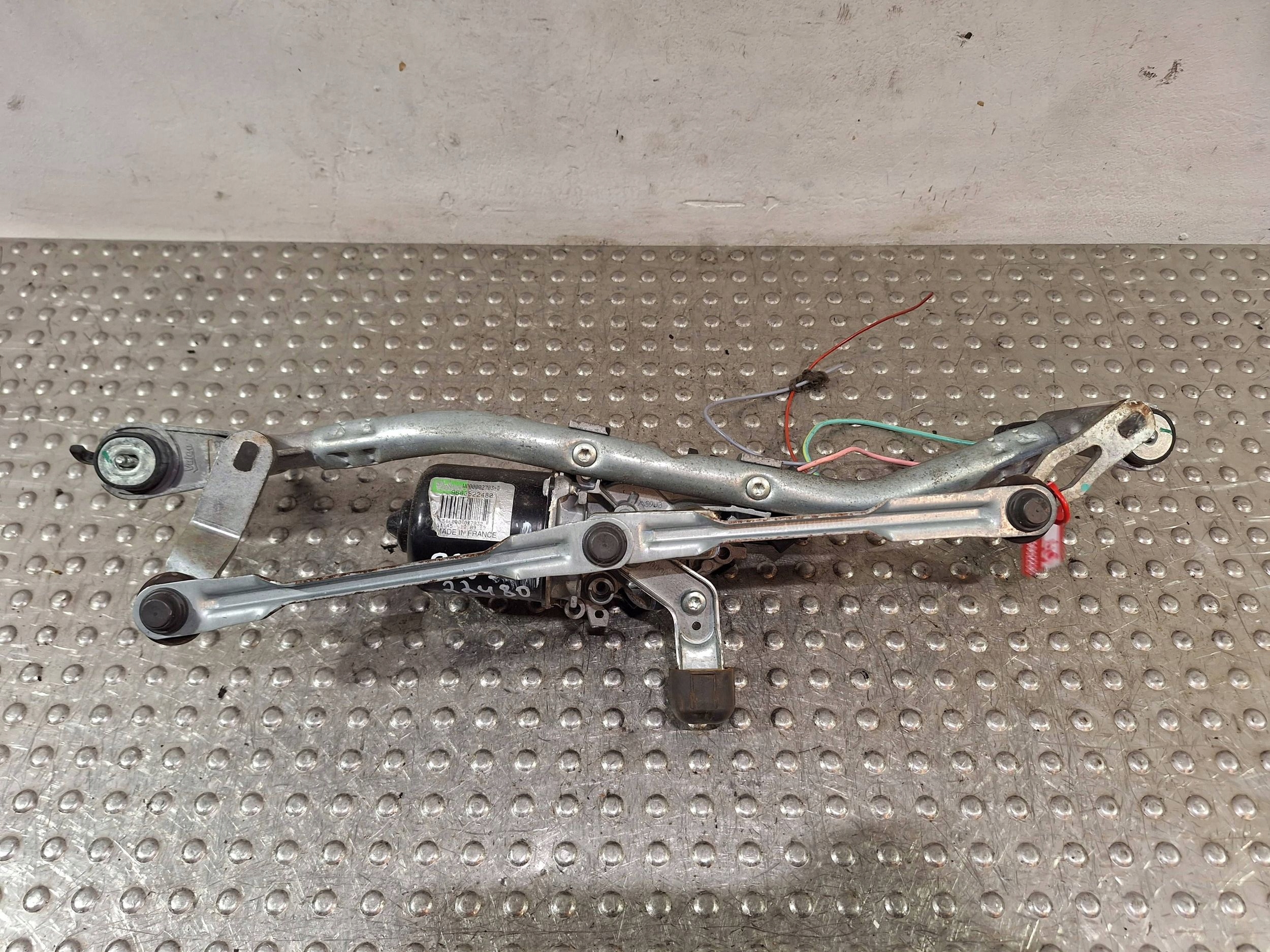 wiper mechanism front 9683622480 CITROEN C3 II DS3 09