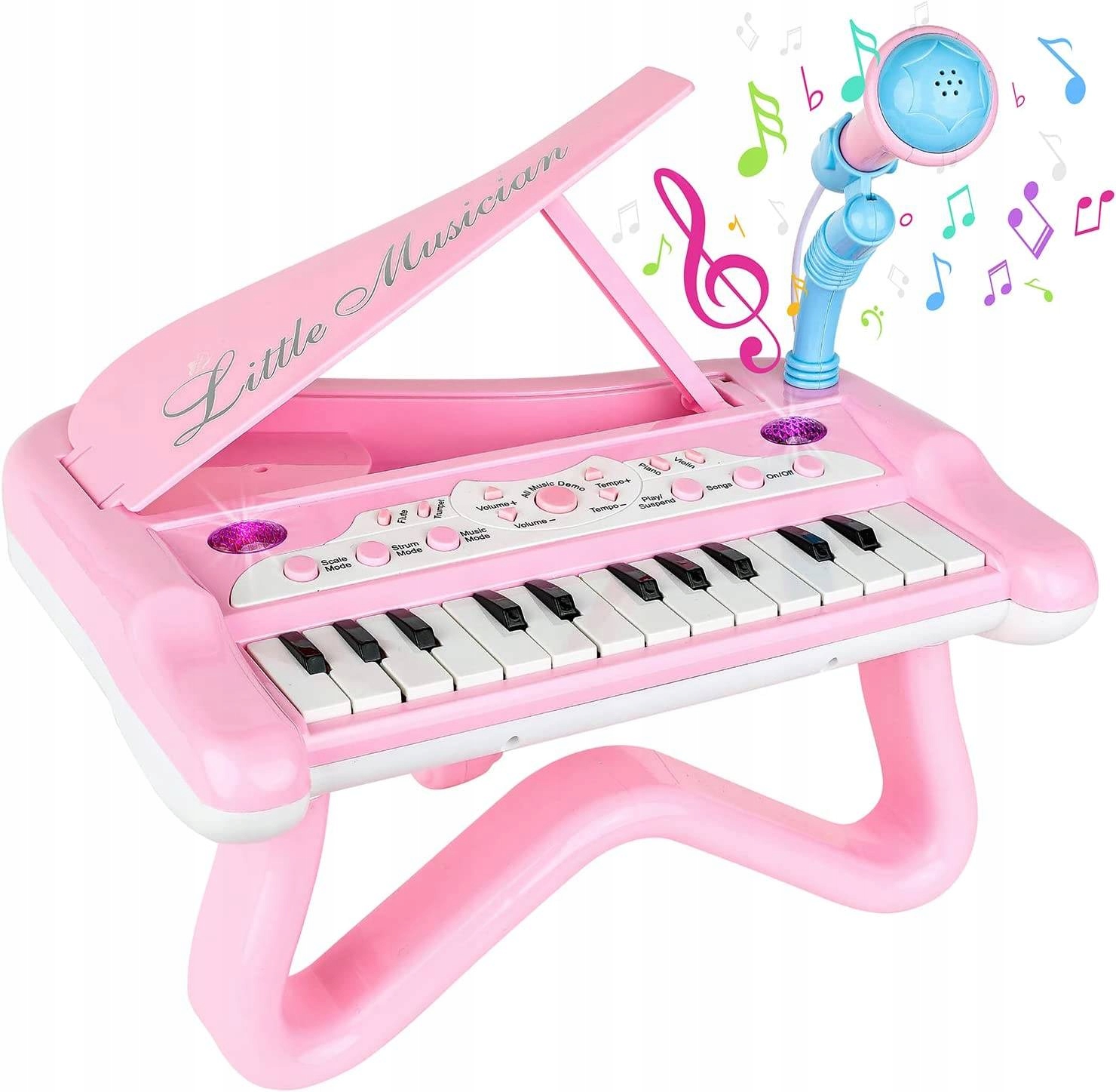 

Pianino Dla Dzieci Nauka Gry Mikrofon Karaoke