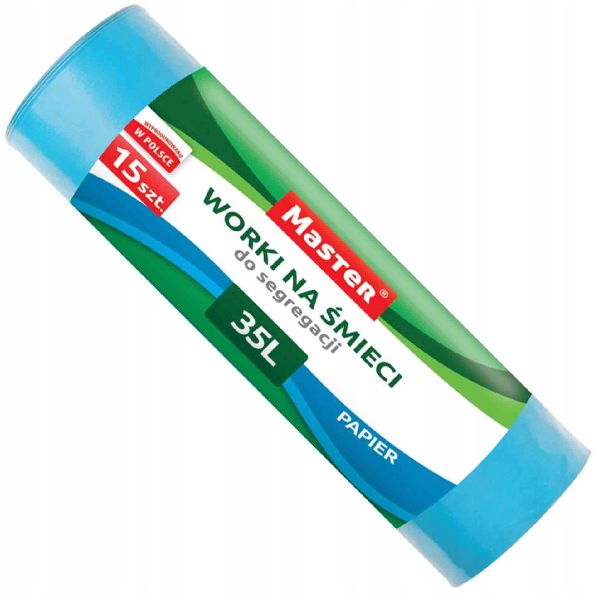 

Worki Na Śmieci LD Master 35 L '15 szt Niebieskie
