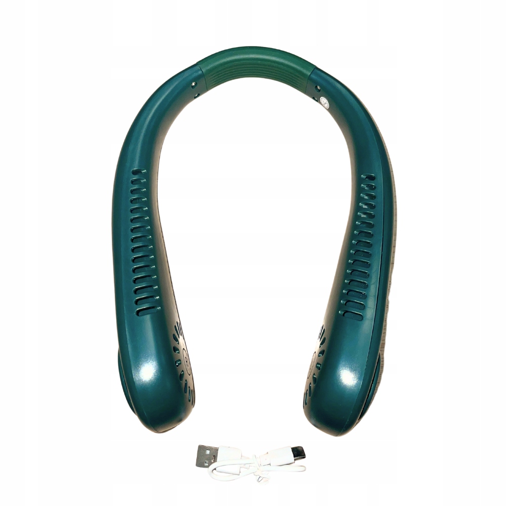 WENTYLATOR MINI WIATRAK NA SZYJE PRZENOŚNY KLIMATYZATOR CHŁODZĄCY MINI HIT Model WENTYLATOR NA SZYJE