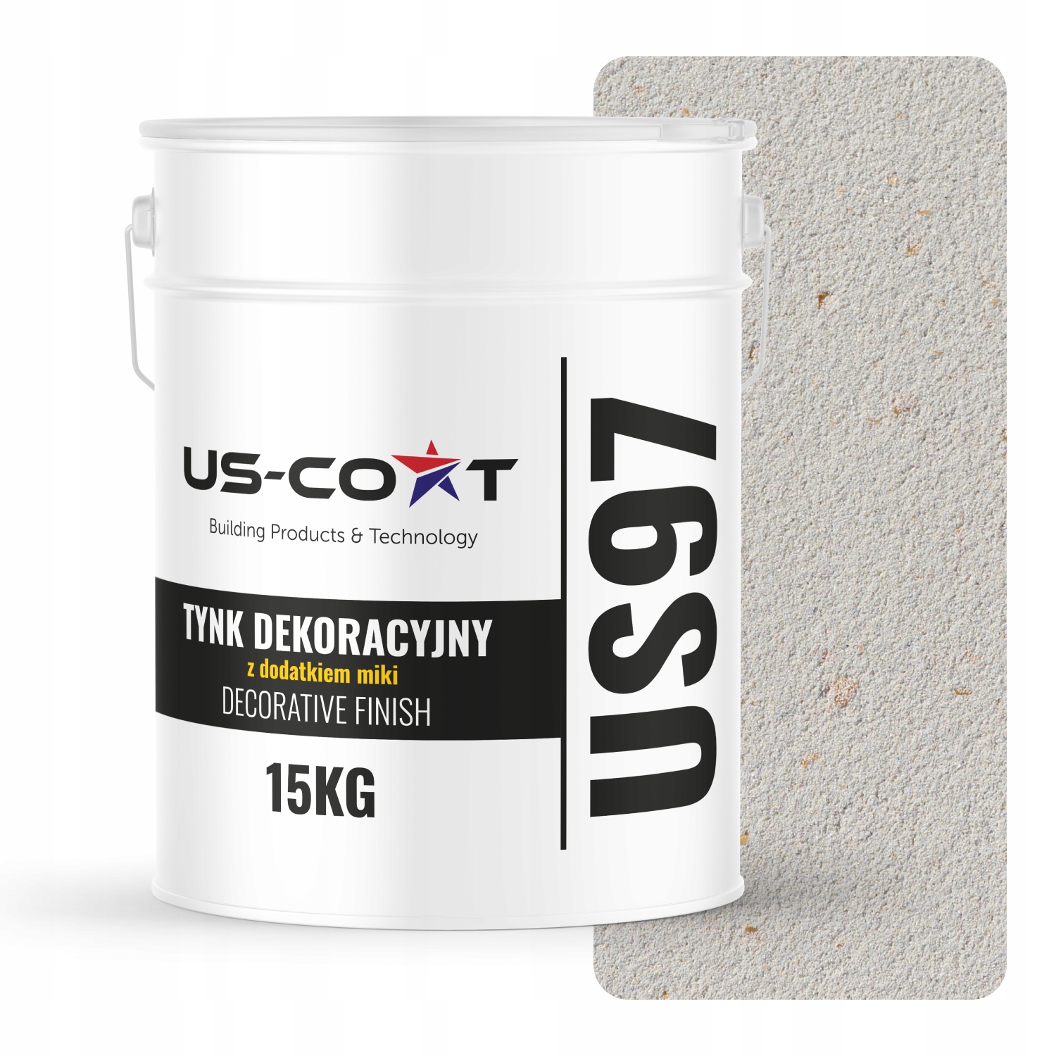 Mozaiková Omítka Jemnozrnná Univerzální Se Třpytkami 15 Kg Barva D801