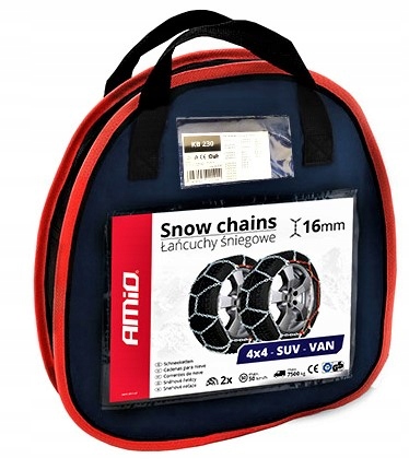 ŁAŃCUCHY ŚNIEGOWE NA KOŁA 4x4 KB-260 R15 R16 R17 Kod producenta 5905670388968