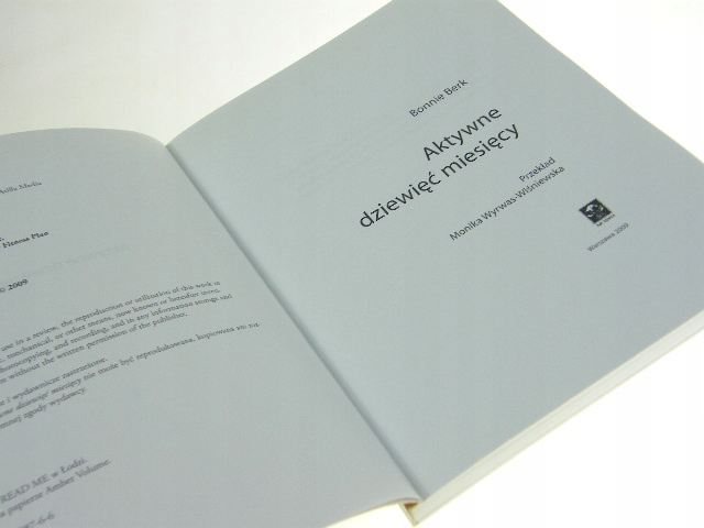 AKTYWNE 9 MIESIĘCY BERK BONNIE ISBN 9788392638766