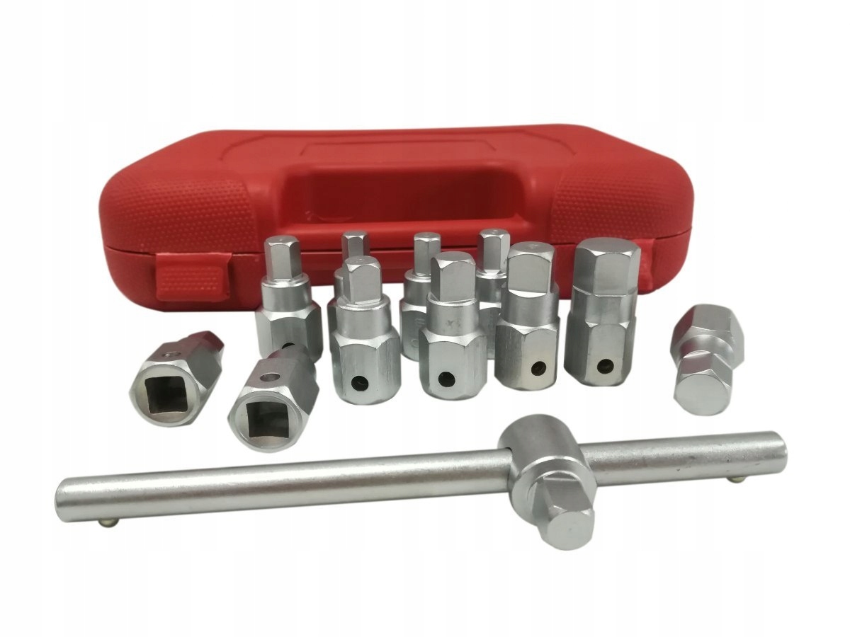 KLUCZE NASADKI DO KORKÓW OLEJU ZESTAW KLUCZY 12SZT Marka EU-MARKT