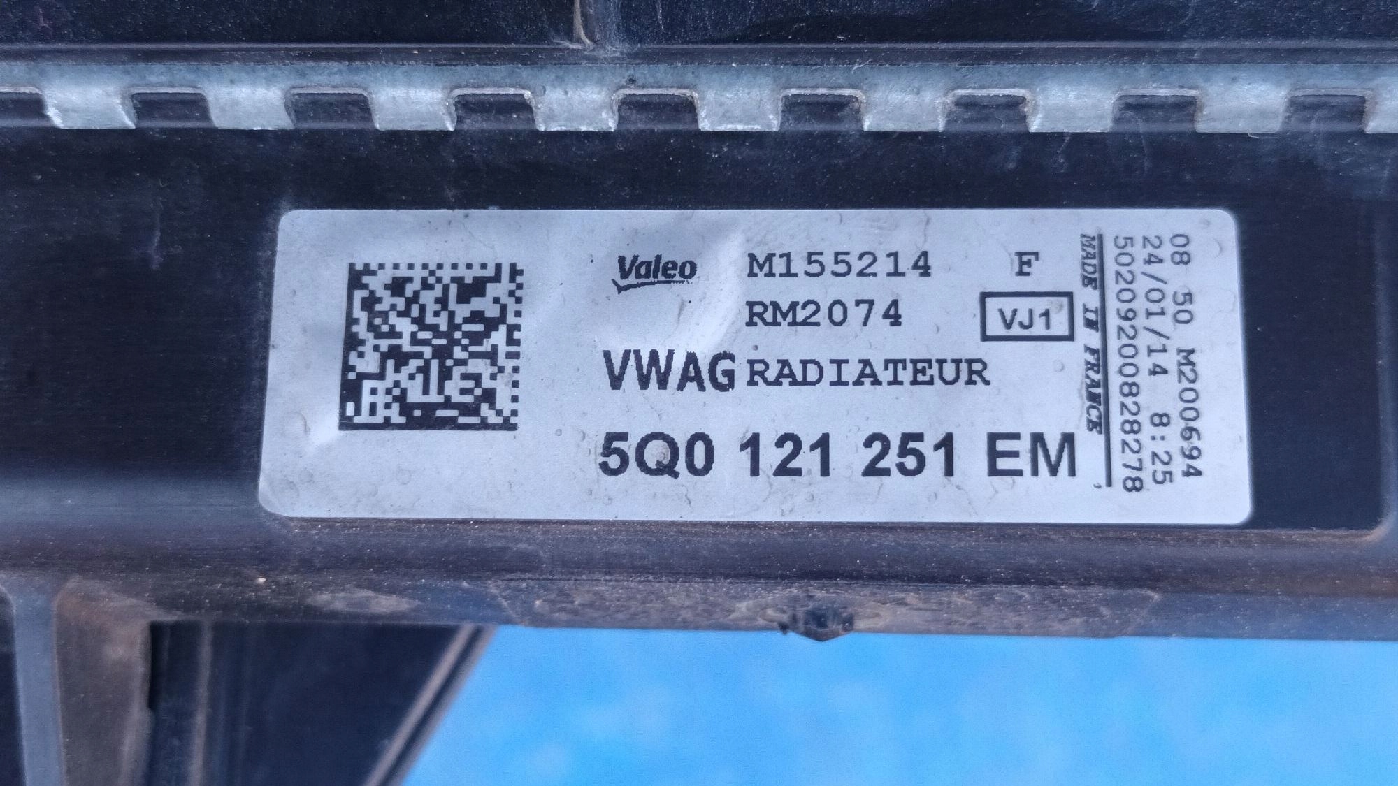 radiator KOMPLET VW AUDI SKODA SEAT