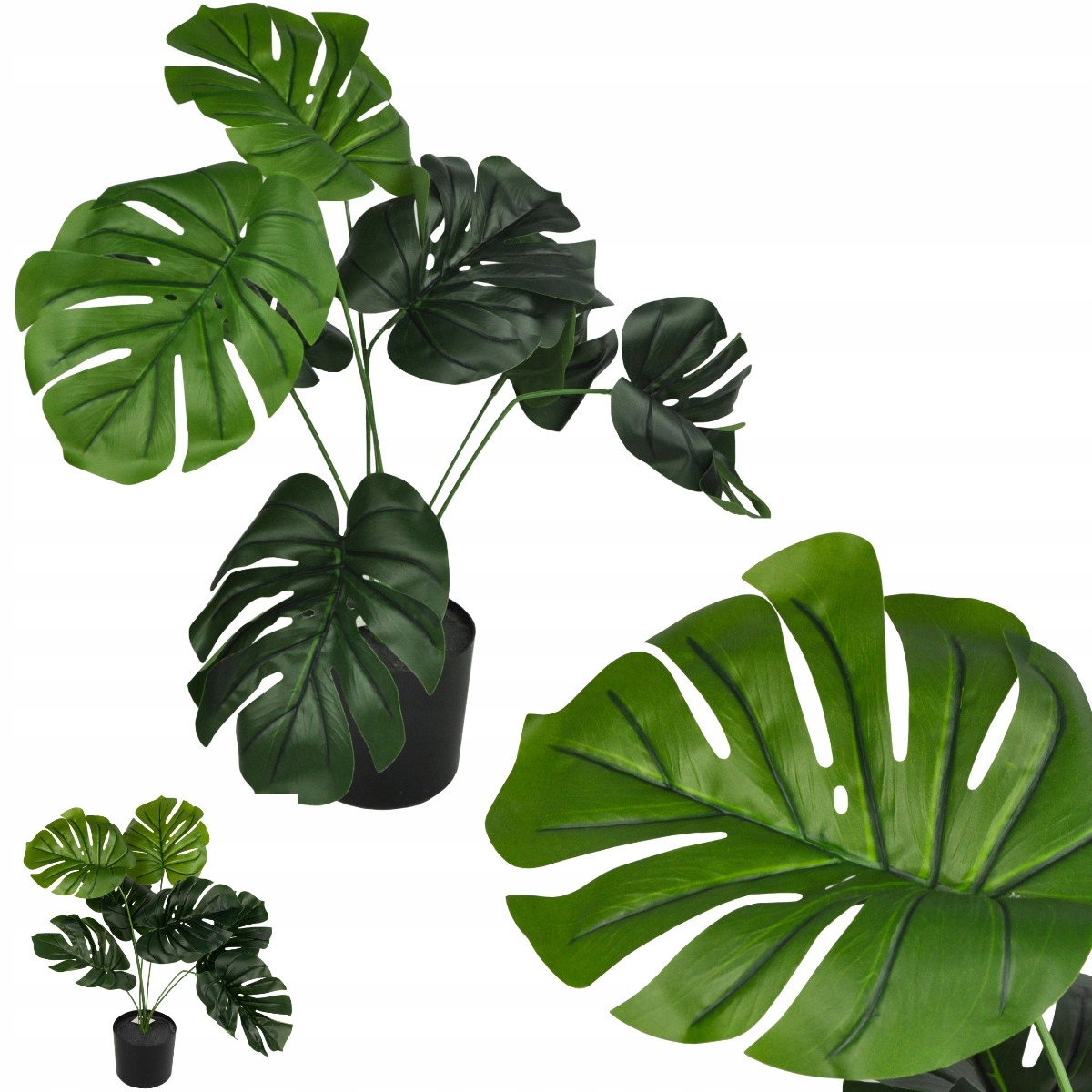 

Monstera Sztuczna W Doniczce Roślina Jak Żywa