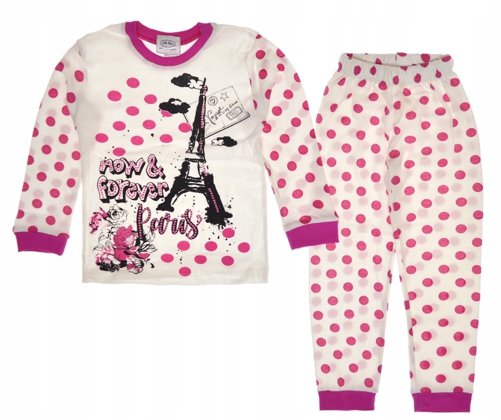 

Piżama piżamka Komplet paris Paryż - Roz. 122