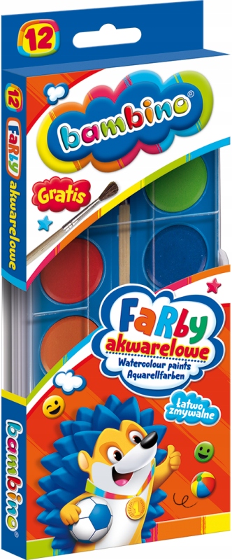 

Farby akwarelowe Bambino,
