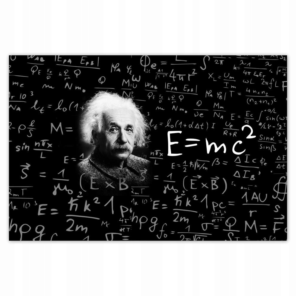 

Plakat 60x40 E=MC2 Albert Einstein