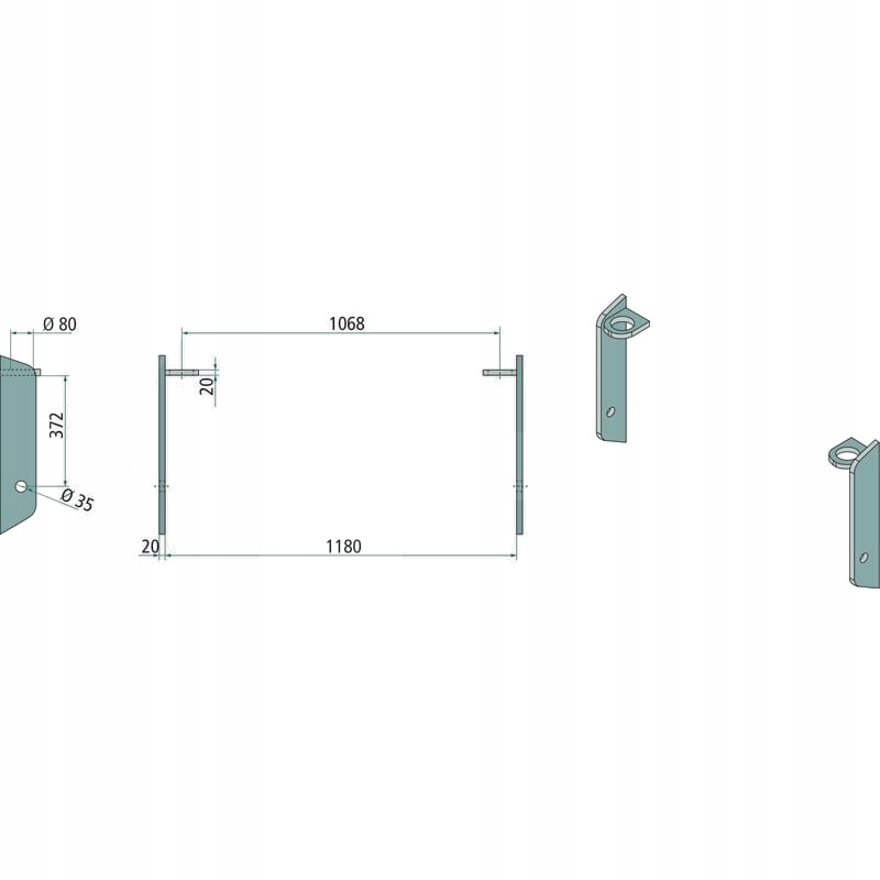 Zestaw elementów wypalanych do JCB, John Deere, Matbro