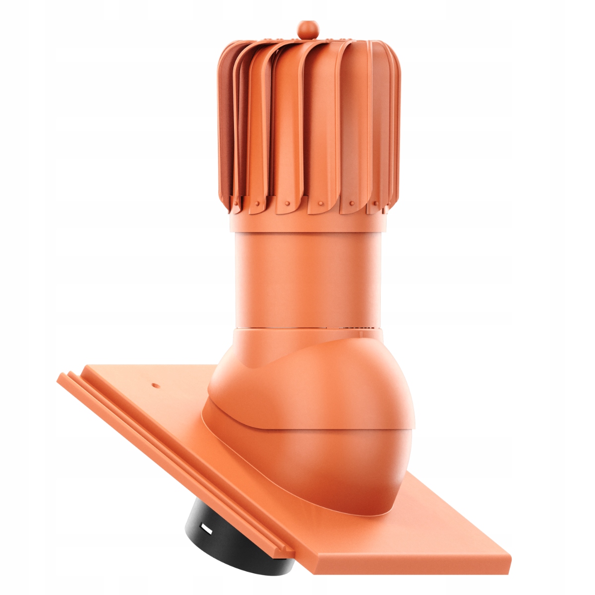 Větrací komín Otočný podlouhlý fi150 Braas Tegalit Cihlový