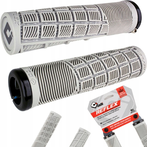 Chwyty Odi Griffe Reflex V2.1 Lock-ON przykręcane gripy 135mm jasno szare