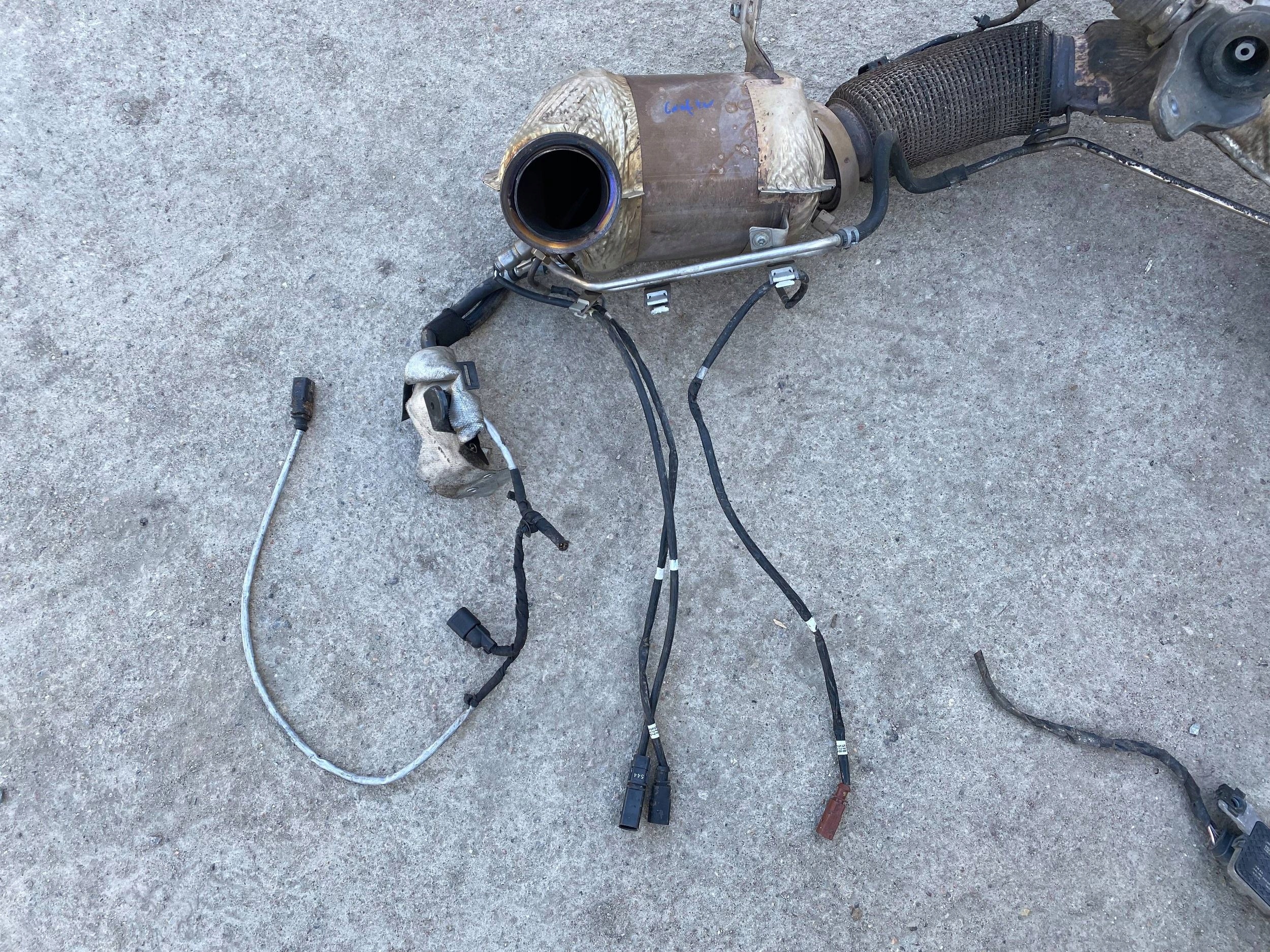 VW CRAFTER II 7C 2.0 original complete DPF catalyst NOX 2N0131700B