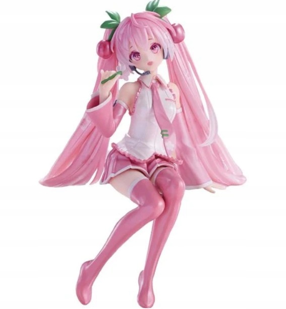 Hatsune Miku Noodle Stopper Figurka Sakura Miku 2024 Pearl Color Ver. 15 cm