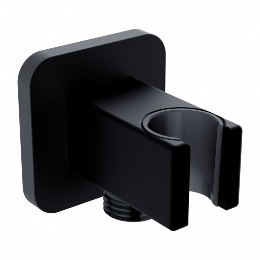 Uhlová Mosadzná Prípojka S Čiernym Štvorcovým Držiakom