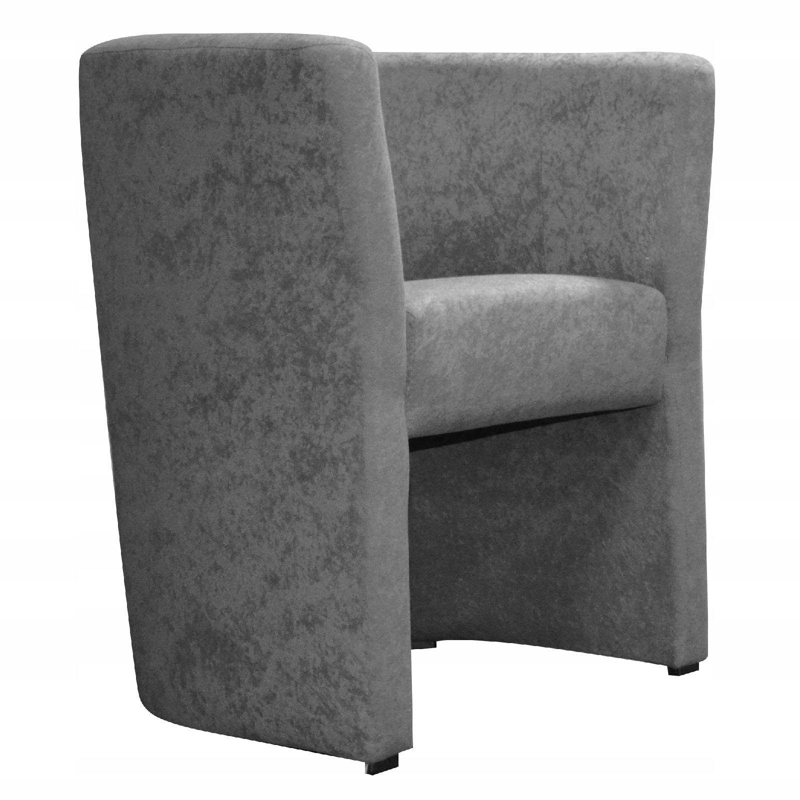 

Fotel klubowy mikrowelur szary Klub Pub Salon