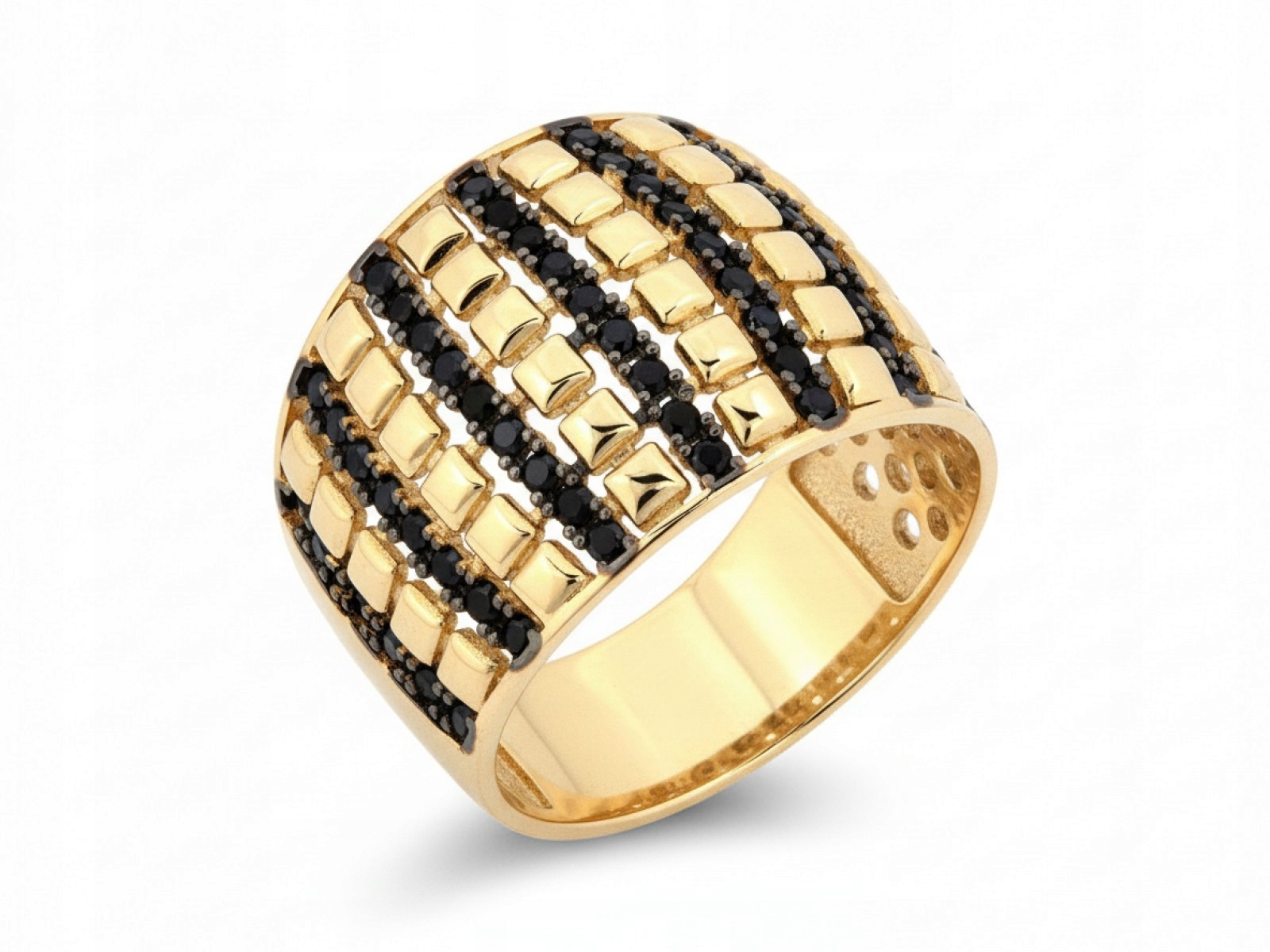 Zlatý prstýnek 585 14 kt moderní