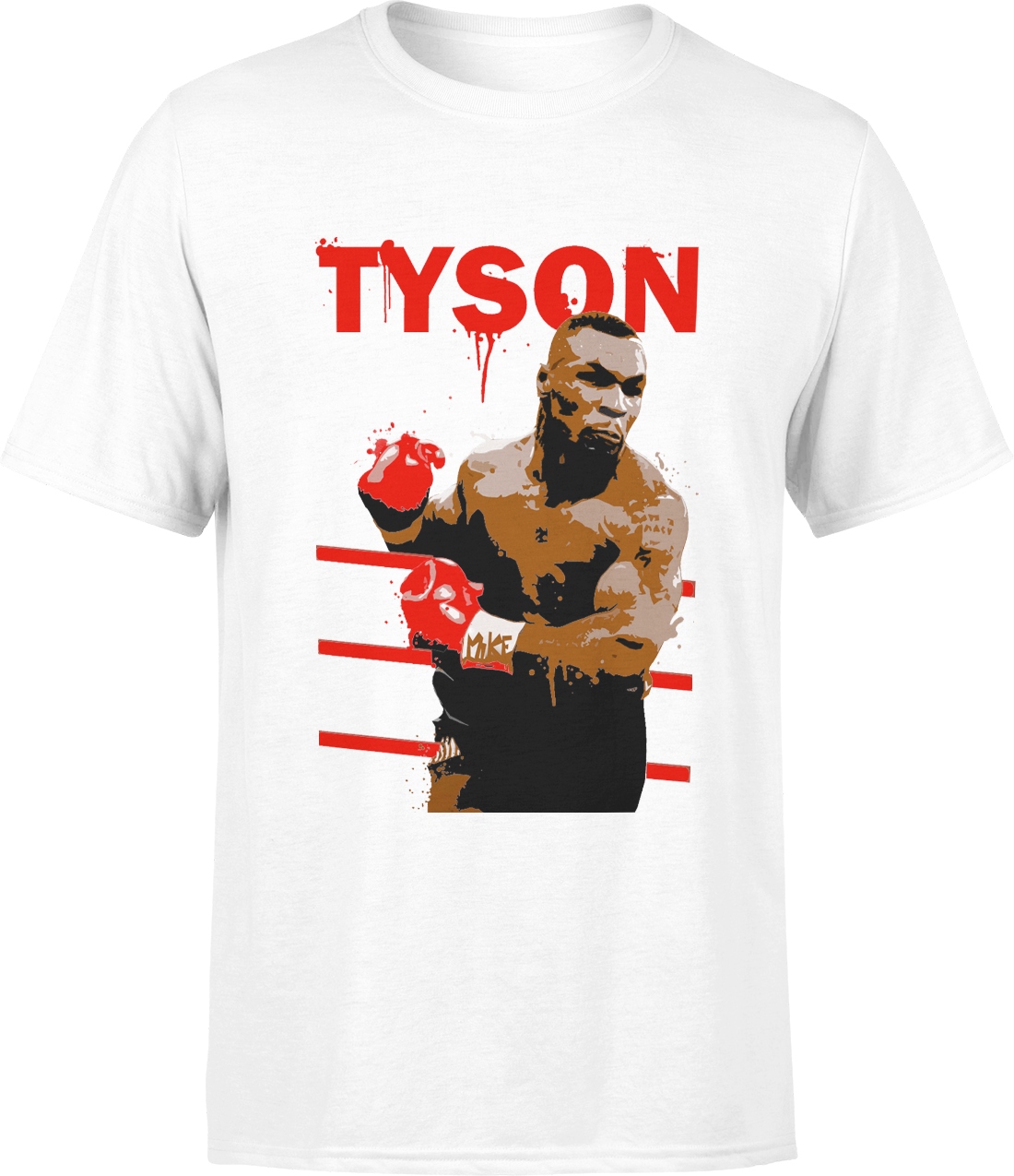 

Koszulka Męska Boks Mike Tyson Z Nadrukiem Roz S