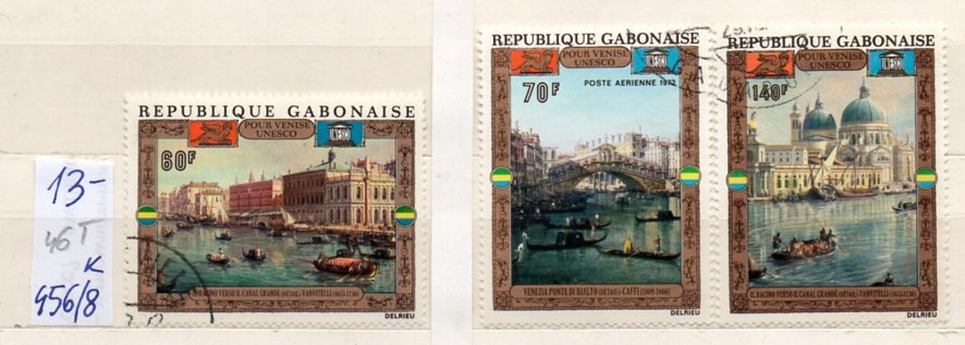 Gabon 46 T , nr 456/ 8 , komplet
