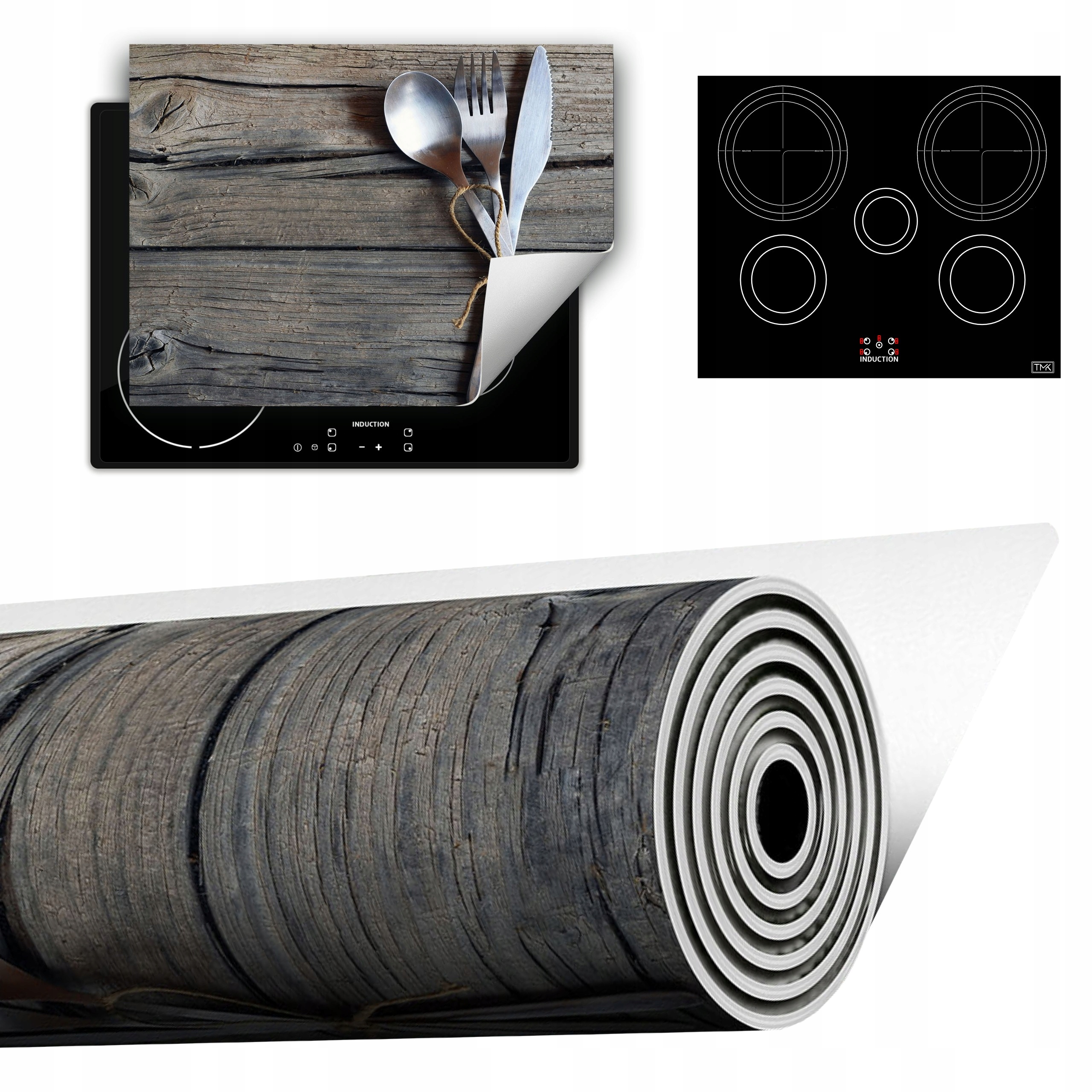 Vinylová Podložka Do Kuchyně Více Místa 70x52 dřevo kuchyně