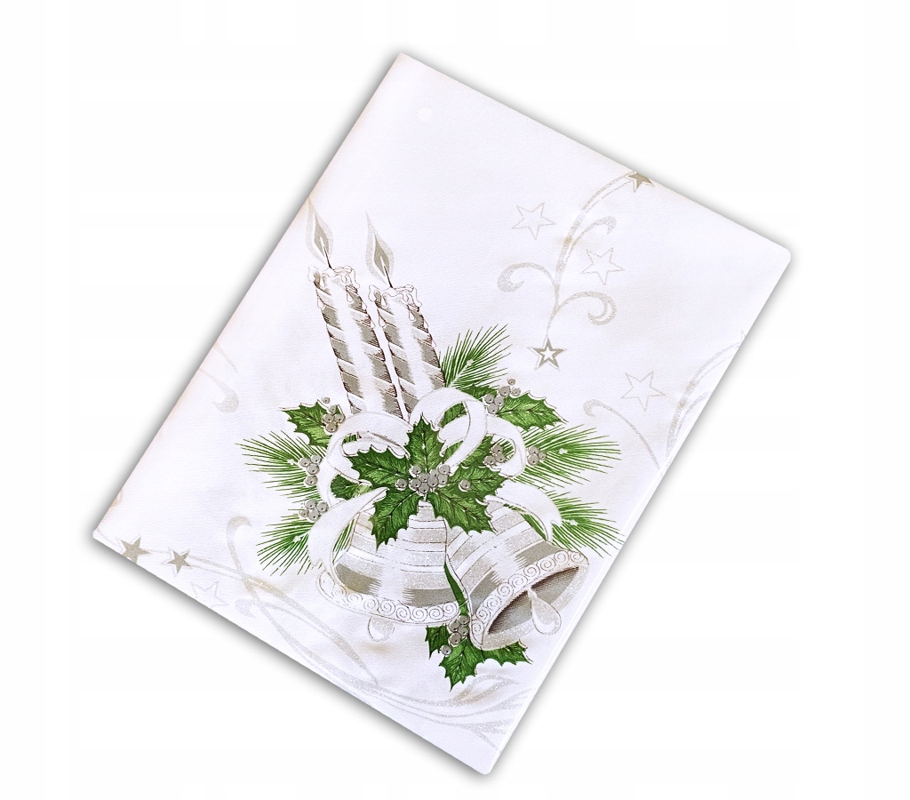 OBRUS BOŻE NARODZENIE ŚWIĄTECZNY 140X220CM WIGILIA Szerokość produktu 140 cm