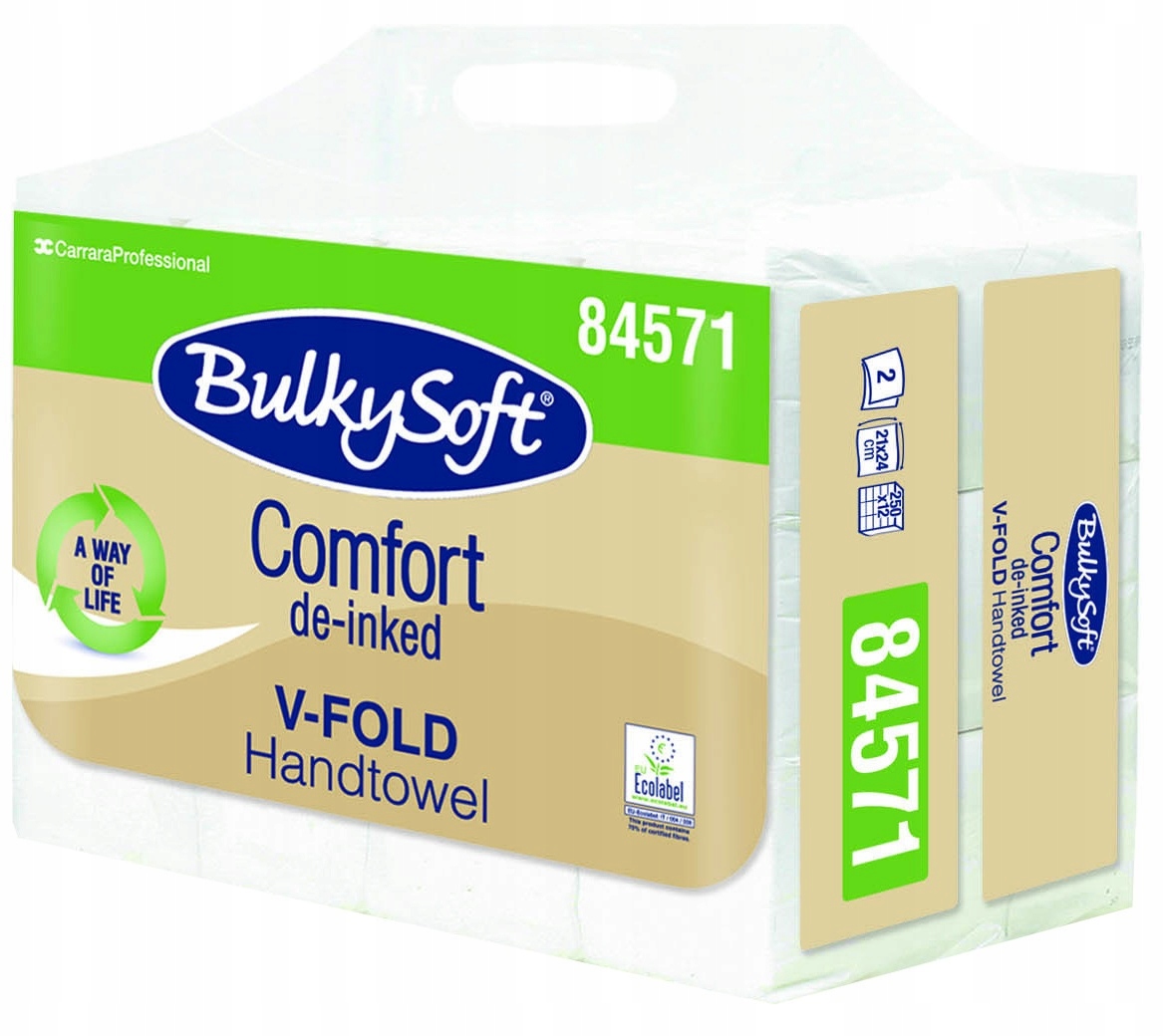

Ręcznik papierowy Zz Bulkysoft 250 x 12 szt.