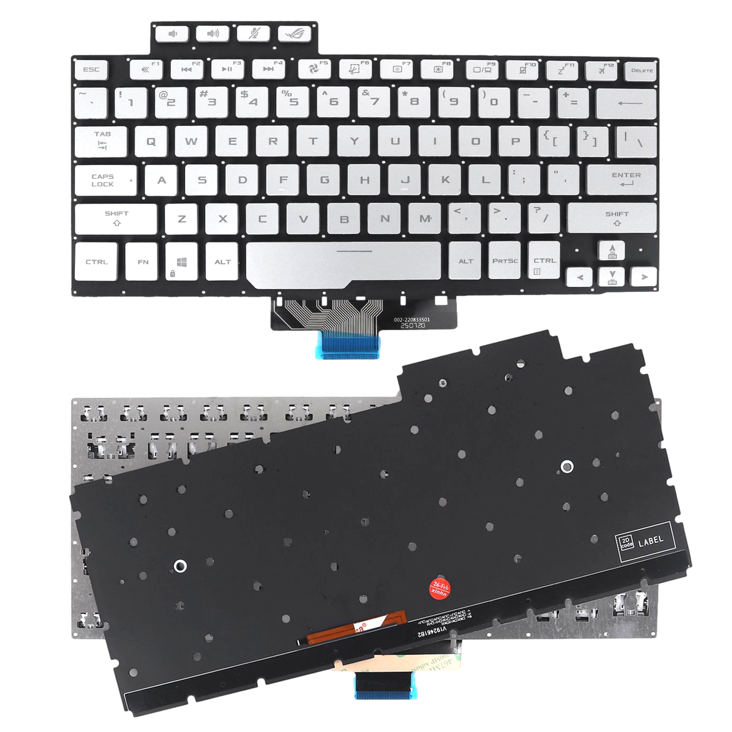 Klávesnice Pro Asus Rog Zephyrus G14 GA401 GA401U GA401M GA401QE GA401QC Led